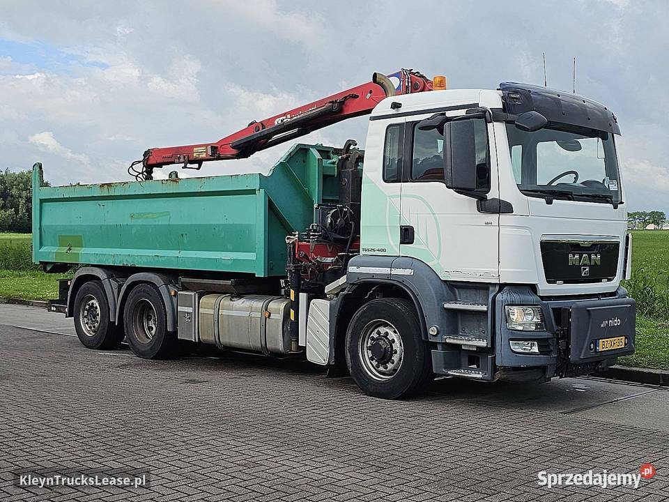 MAN 26400 TGS 6X4H4 EEV HMF CRANE hakowiec 2012