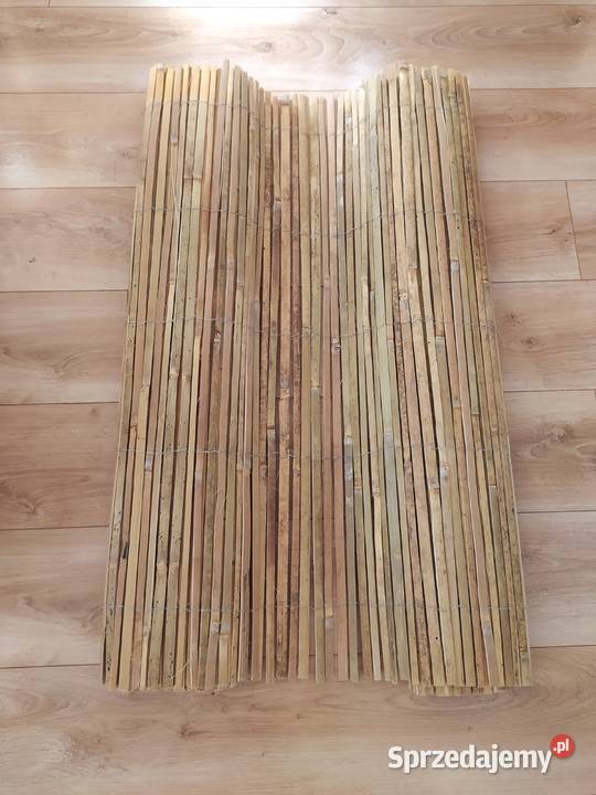 Nowa osłona bambusowa 4,5x1 m balkonowa