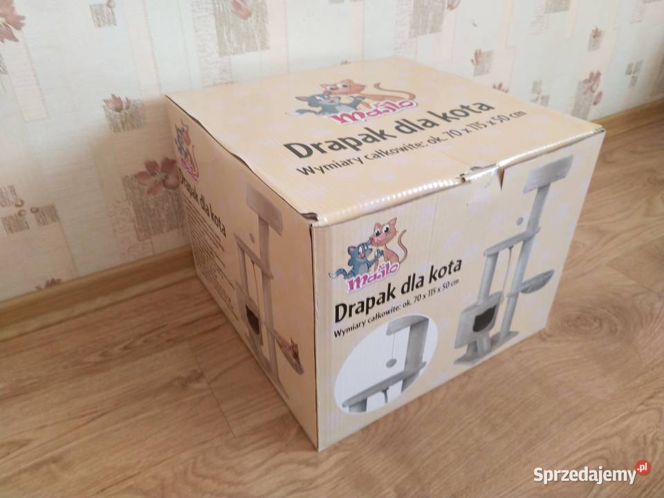 NAJTANIEJ Drapak Kota Duży 115 Wysoki Domek Dla kotów Zabrze