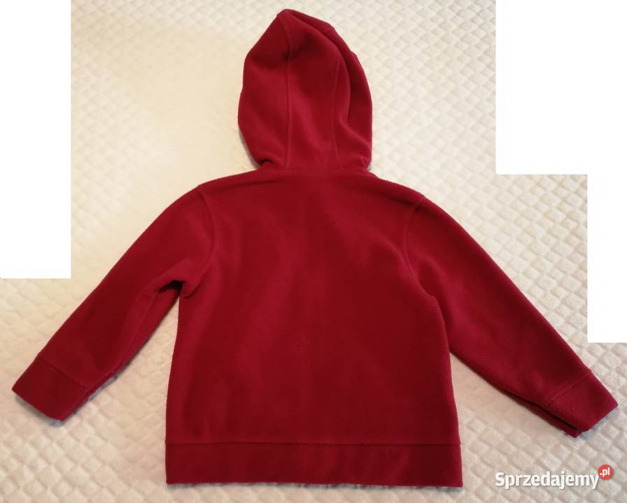 Bluza polarowa rozpinana ciepła z kapturem 116 Rozmiar 116 Dla Dziecka Czeladź