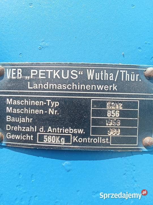 Czyszczalnia do zboża PETKUS K212 Super Stan Śmiardowo Krajeńskie