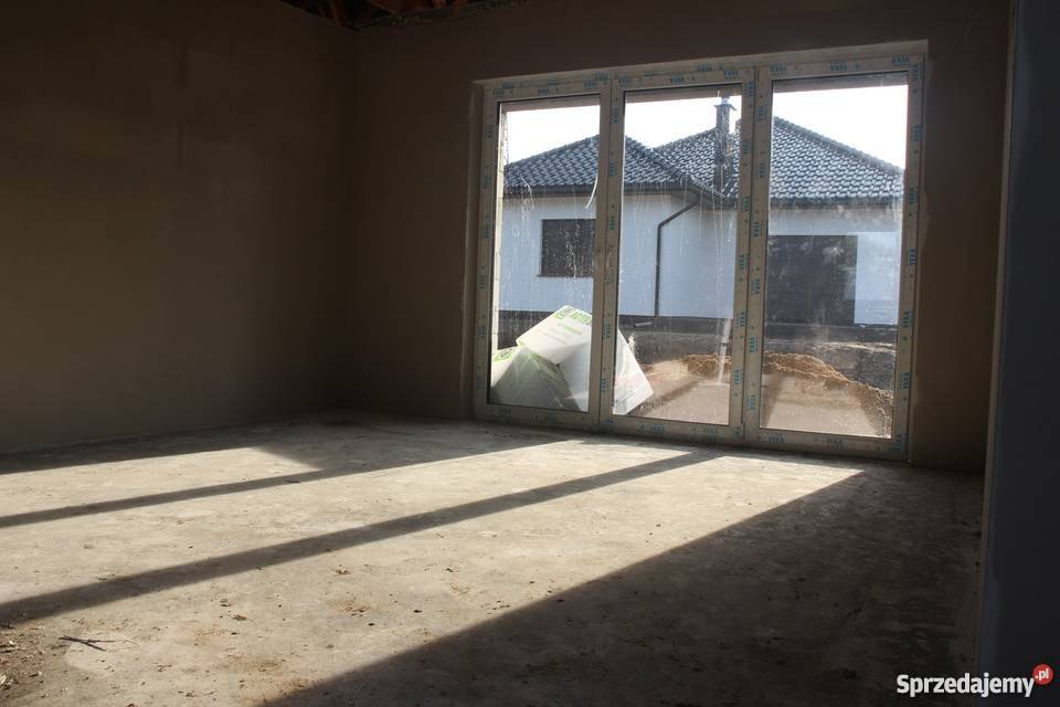 Dom parterowy jednorodzinny oś Chynów Kolorowe taras lubuskie