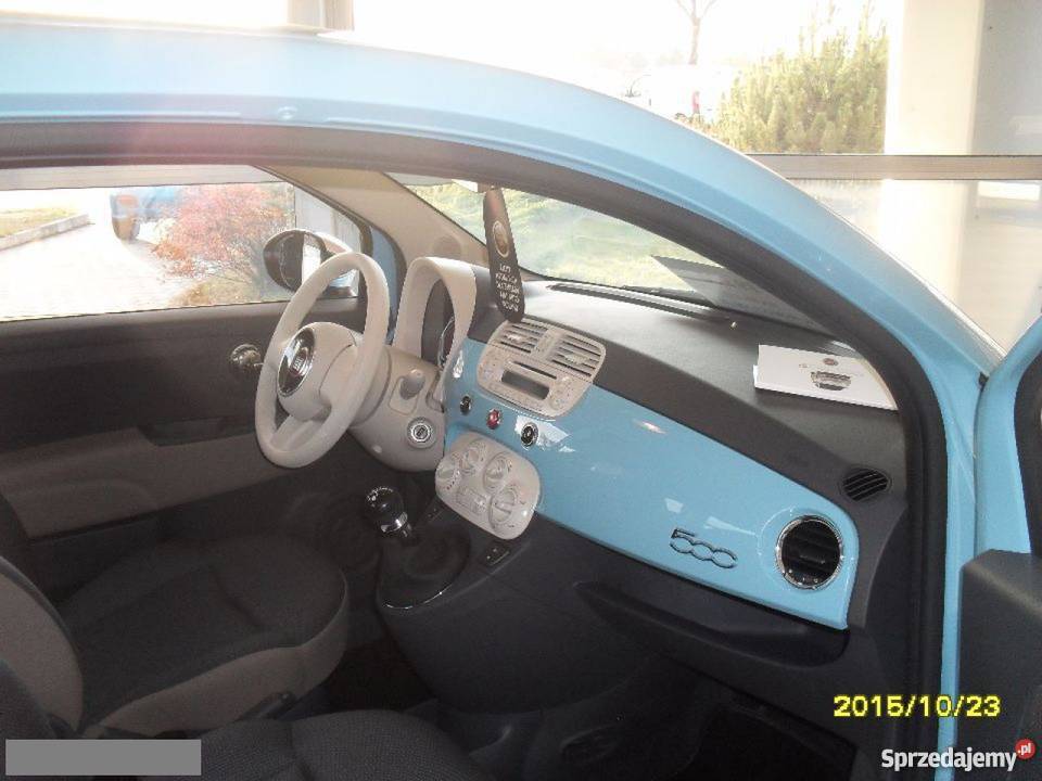 Do sprzedania Fiat 500 niebieski wspomaganie kierownicy