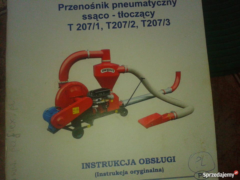 Przenośnik pneumatyczny ssącotłoczący POM zachodniopomorskie