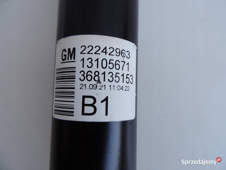 Opel ZAFIRA B Amortyzator tylny 13105671 osobowe