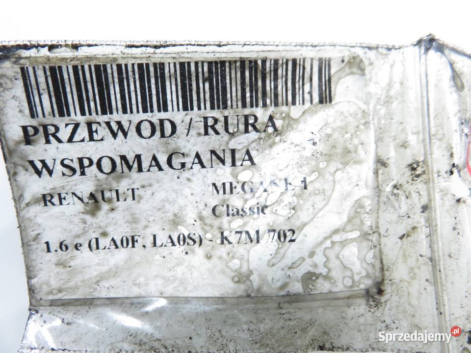 PRZEWÓD WSPOMAGANIA RENAULT MEGANE I 16 e