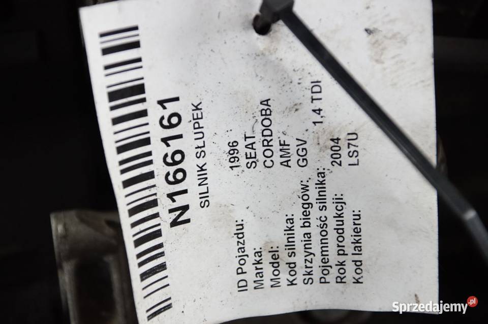 SILNIK SŁUPEK SEAT CORDOBA AMF 14 TDI