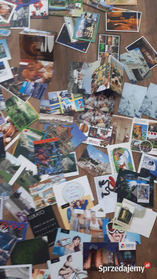 Kolekcja około 250300 pocztówek promocja śląskie Gliwice
