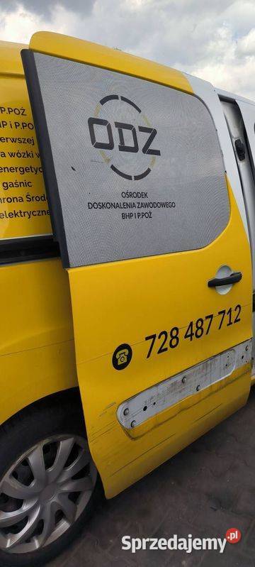 DRZWI PRZESUWNE PRAWE PEUGEOT PARTNER II EWP osobowe Lipno