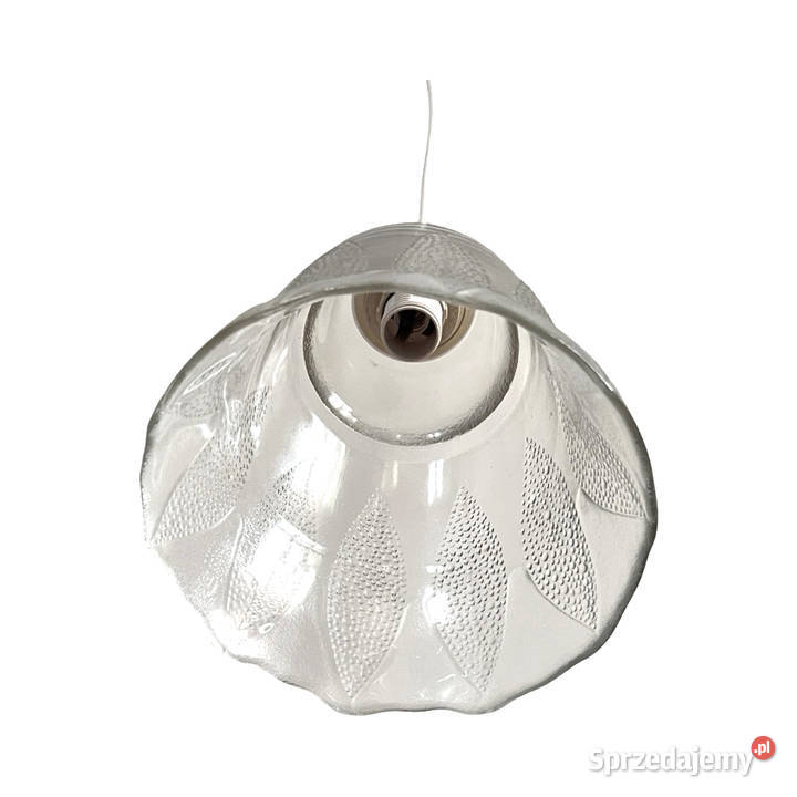 Lampa wisząca kwiat Narva Leuchen Niemcy lata 70 Warszawa