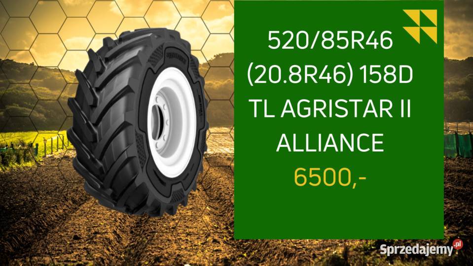 NOWE OPONY ALLIANCE 52085R46 208R46 158D TL nieuszkodzony Opony Opony Gdańsk