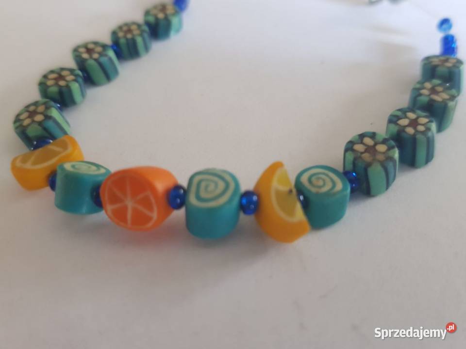 bransoletka owoce koraliki vege dziewczynki Kielce sprzedam