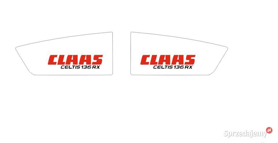 Naklejki Claas celtis 136 rx super mocne Bydgoszcz