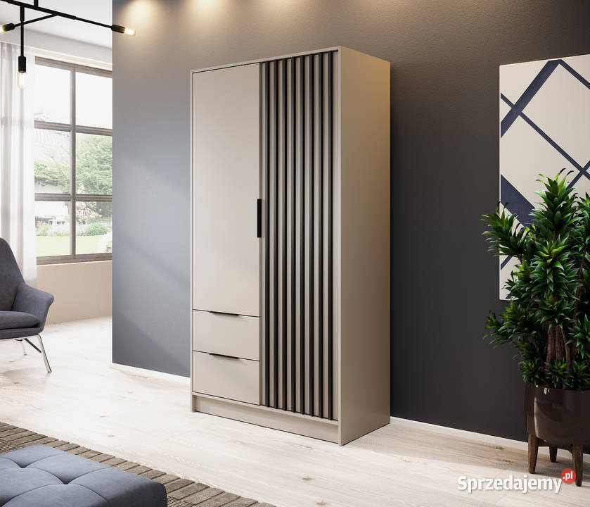 NOWOŚĆ szafa nelly 2d 105 lamele kolor KASZMIR Gdańsk sprzedam