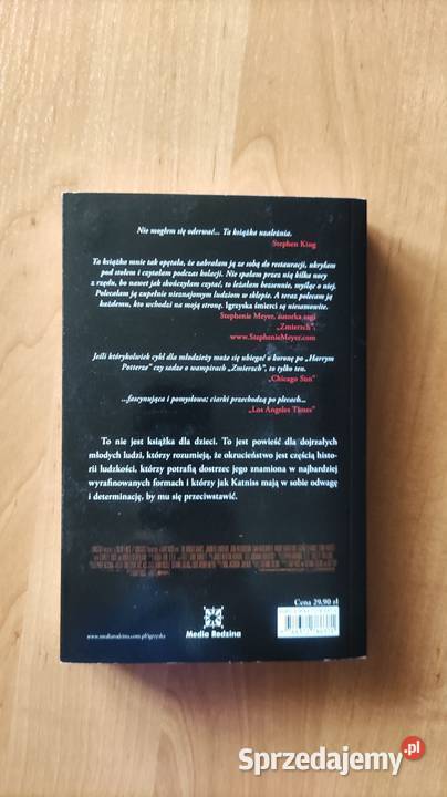 Książka Suzanne Collins Igrzyska Śmierci Proza i poezja Szałsza