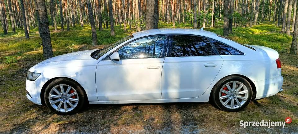Sprzedam Audi A6 C7 20TDi 177 w białym kolorze 177KM mazowieckie Wielgolas