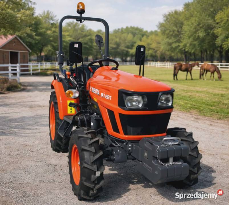 Traktorek ogrodowy komunalny Kubota EK1261 4x4