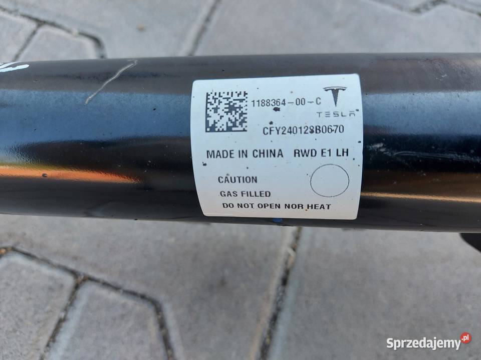 TESLA MODEL Y 2024r AMORTYZATOR PRAWY PRZÓD dolnośląskie