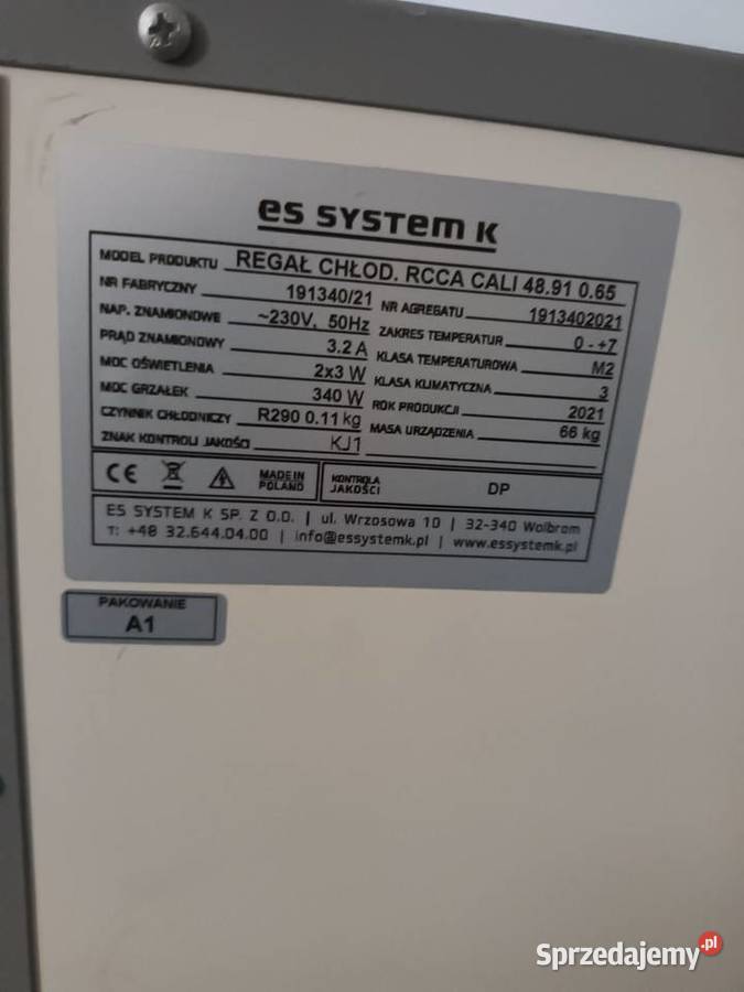 Regał chłodniczy RCCA 4891 065