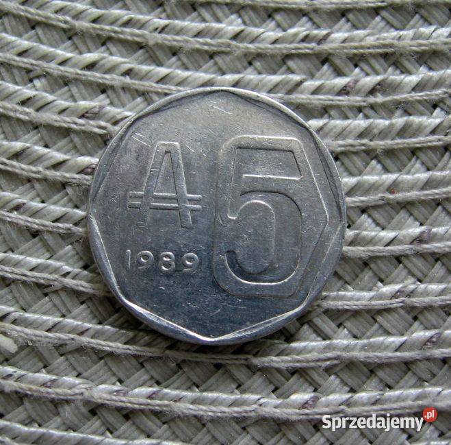 Argentyna 5 Australi 1989r wielkopolskie Kalisz