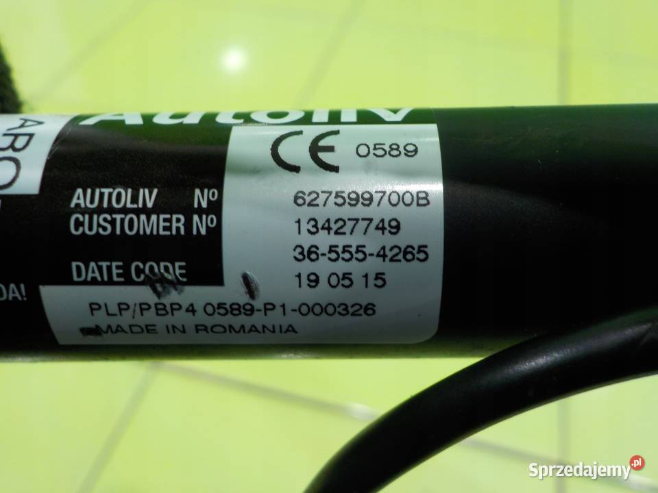 OPEL CORSA E 14 B 15r HB 5D napinacz zapinka osobowe Suków