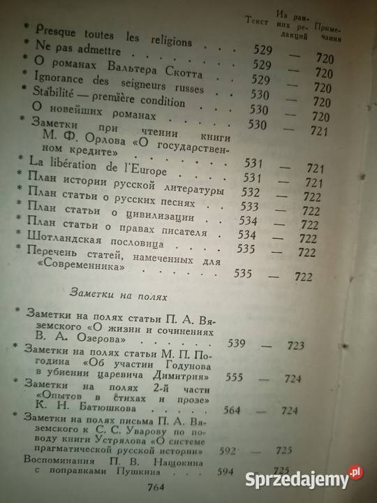 Rosyjska literatura oryginalny Puszkina Dzieła Warszawa