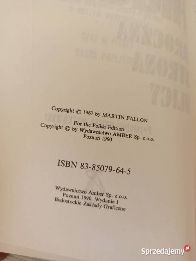 Mroczna Strona Ulicy Jack Higgins AMBER 1990 Antykwariat Bielsko-Biała