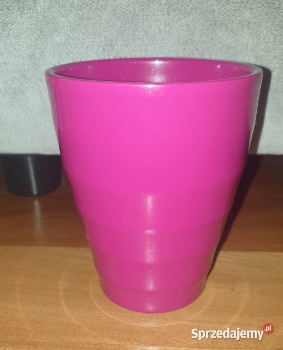 Fioletowa fuksja osłonka doniczka ceramiczna Warszawa sprzedam