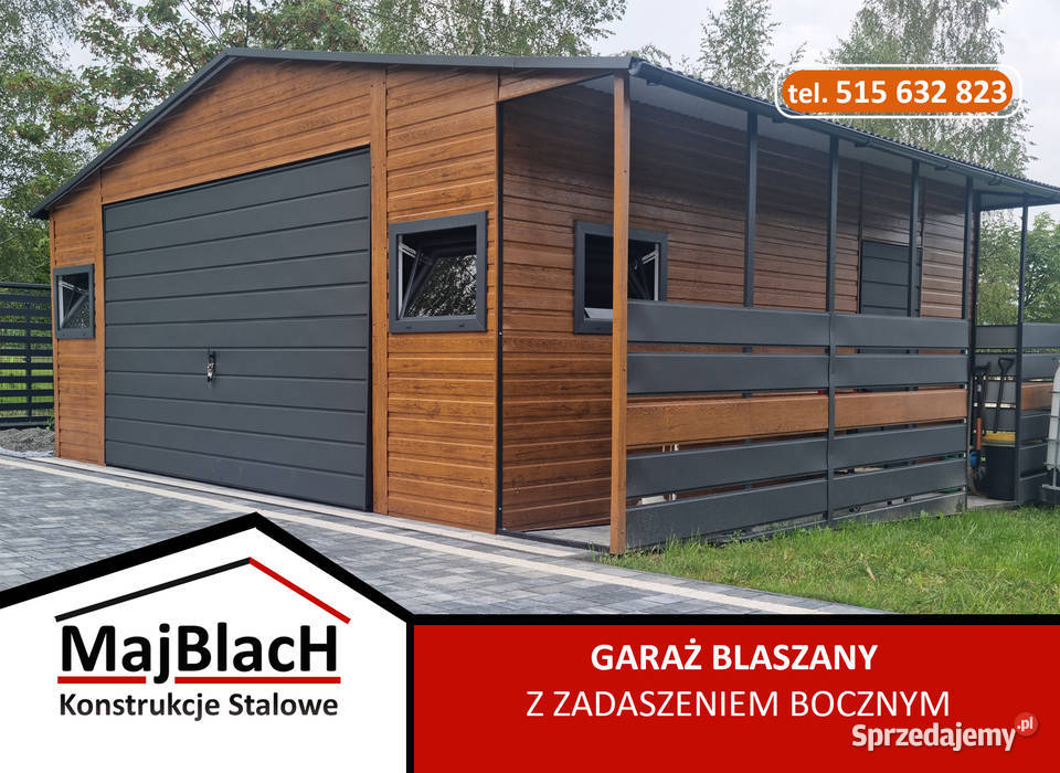 A140Garaż Blaszany OCYNK Wiata Stalowa