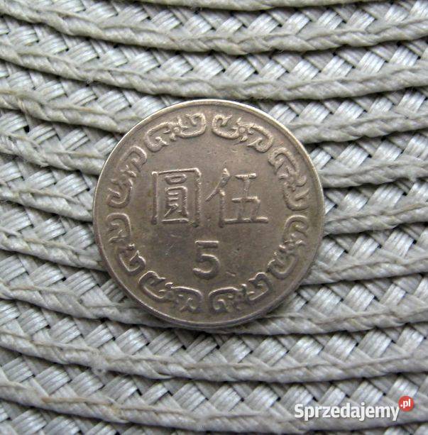 Tajwan 5 Dolar 1984r Kalisz sprzedam