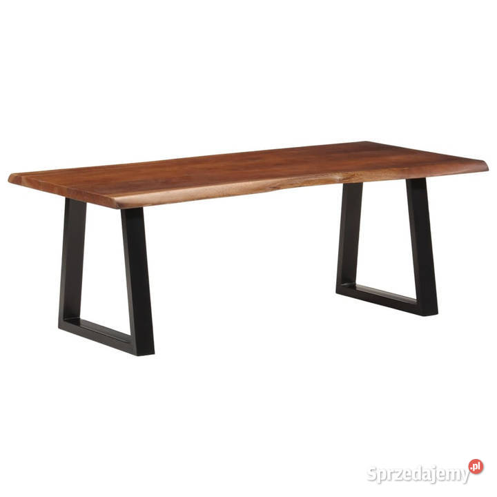 Stolik kawowy miodowy brąz 110x55x40 lite drewno Warszawa
