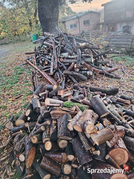 Sprzedam drewno opałowe całe pocięte możliwość