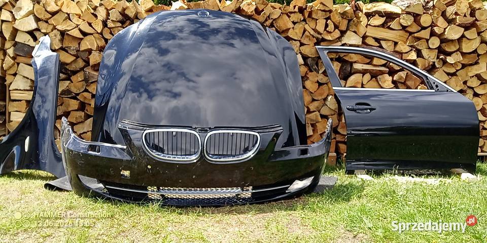 Maska zderzak drzwi błotnik E60E61 475 black Pilawa