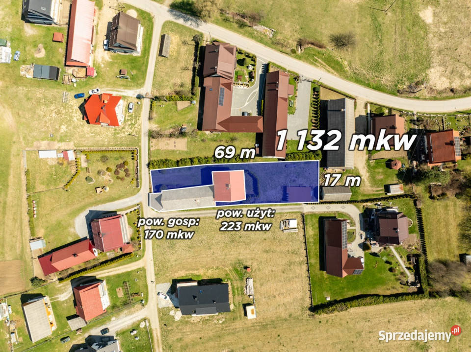Dom Wolnostojący w Lipnicy Wielka 1132m2 Lipnica Wielka