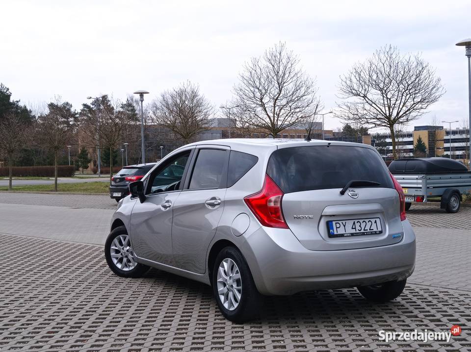 Nissan Note Kamera 360 bogate wyposażenie Rok produkcji 2014 wielkopolskie Poznań