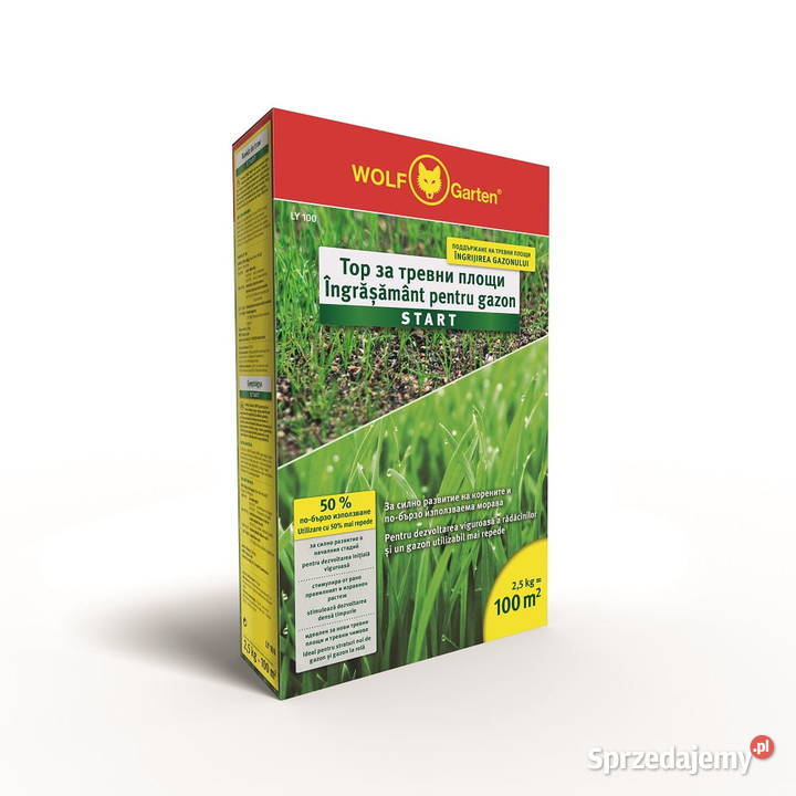 Nawóz do trawy WOLFGarten LY 100 pomorskie Tuchom