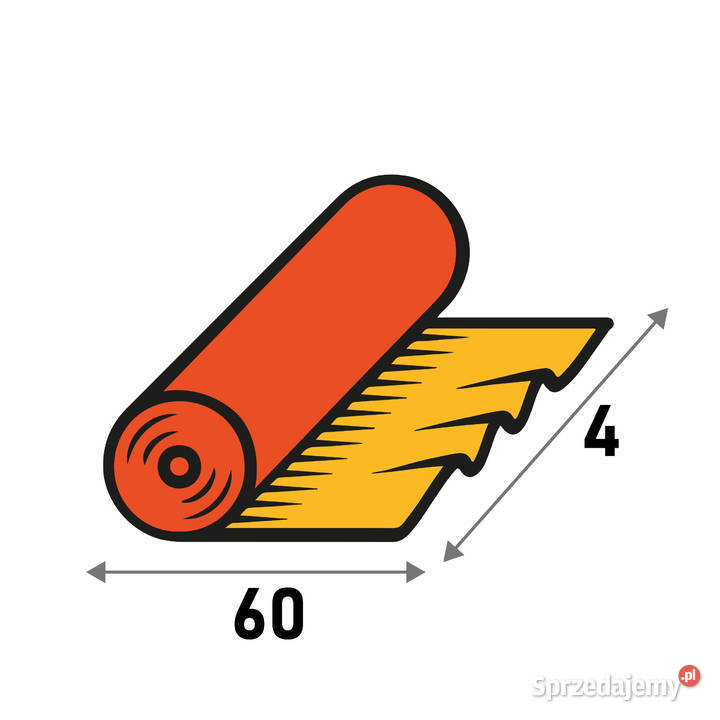 Geowłóknina POLIPROPYLENOWA 9kn 4x60 sprzedam
