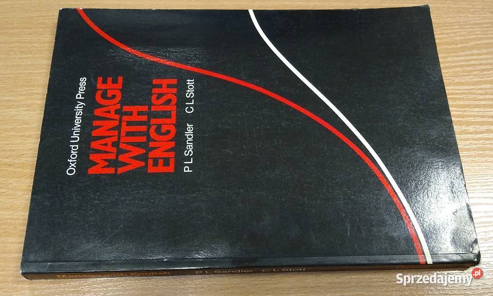 Manage with English P L Sandler C L Stott Gdańsk sprzedam