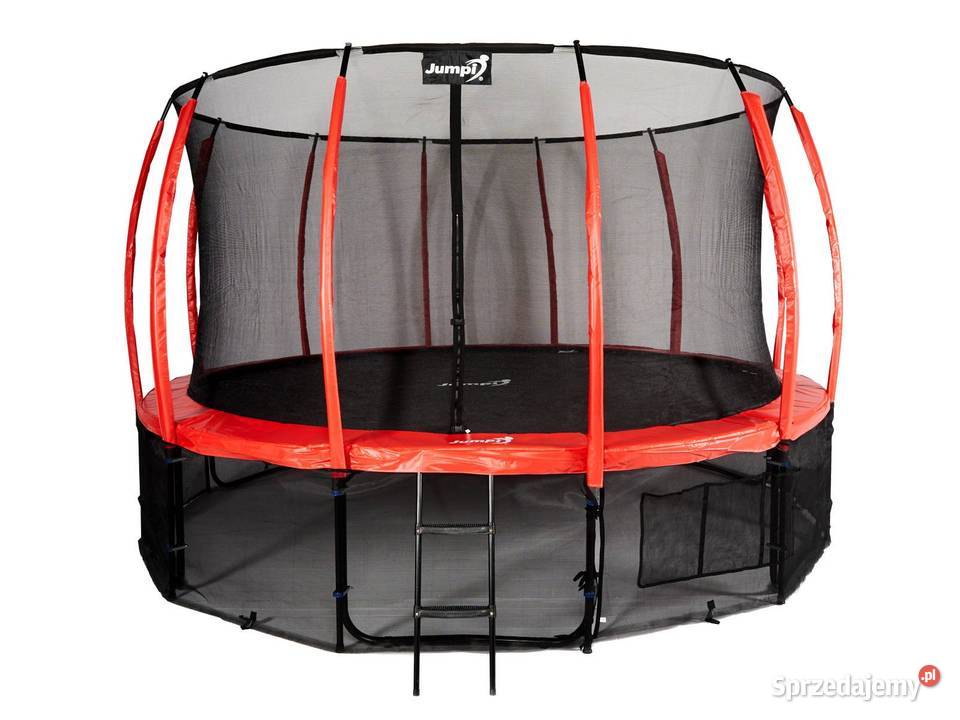 Trampolina Ogrodowa 48716ft czerwona Maxy Pozostałe podlaskie Linówek