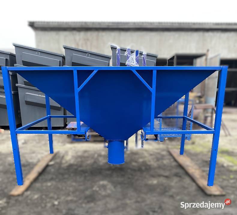 Kosz zasypowy paczkarka Bufor przyjęciowy do big Niedrzew Pierwszy