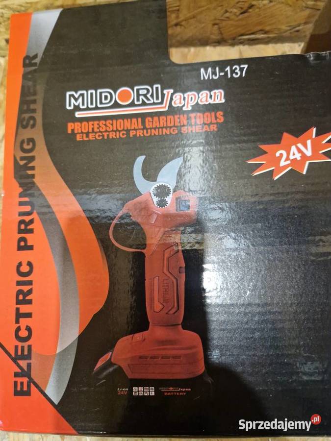 SEKATOR AKUMULATOROWY ELEKTRYCZNY NOŻYCE Nożyce i sekatory Głogowa