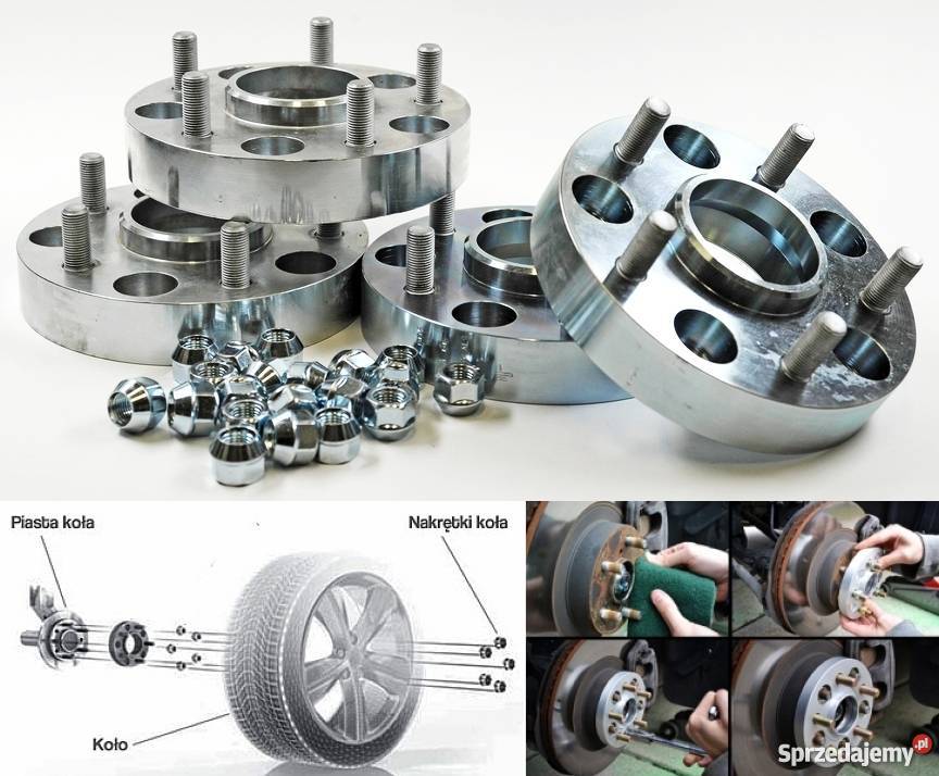 DYSTANSE do kół POSZERZ OŚ Nissan Patrol Terrano Tuning Lublin