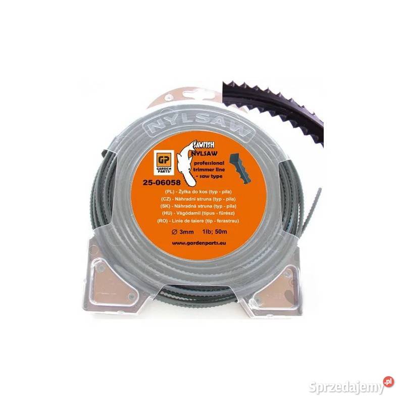 ŻYŁKA TNĄCA SAW LINE 30mm 50m Zęby Rekina mazowieckie Ostrołęka