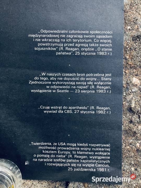 Plakat Dwa oblicza prezydenta łódzkie Łowicz