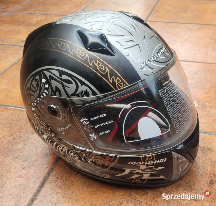 Nowy kask motocyklowy L firmy MARUSHIN Kaski Piła