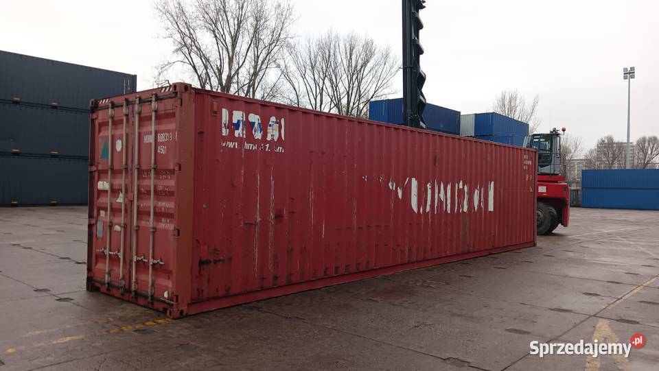 Kontener Morski Używany Magazynowy 40HC 12m Biznes i Przemysł Rzgów