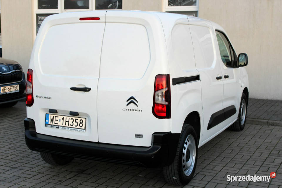 Citroen Berlingo Vat1 SalonPL 3osobowy FV23 102KM Citroën mazowieckie Sokołów