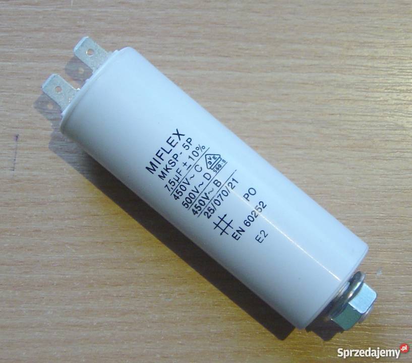 Kondensator rozruchowy silnikowy 75uF MKSP5 Łódź