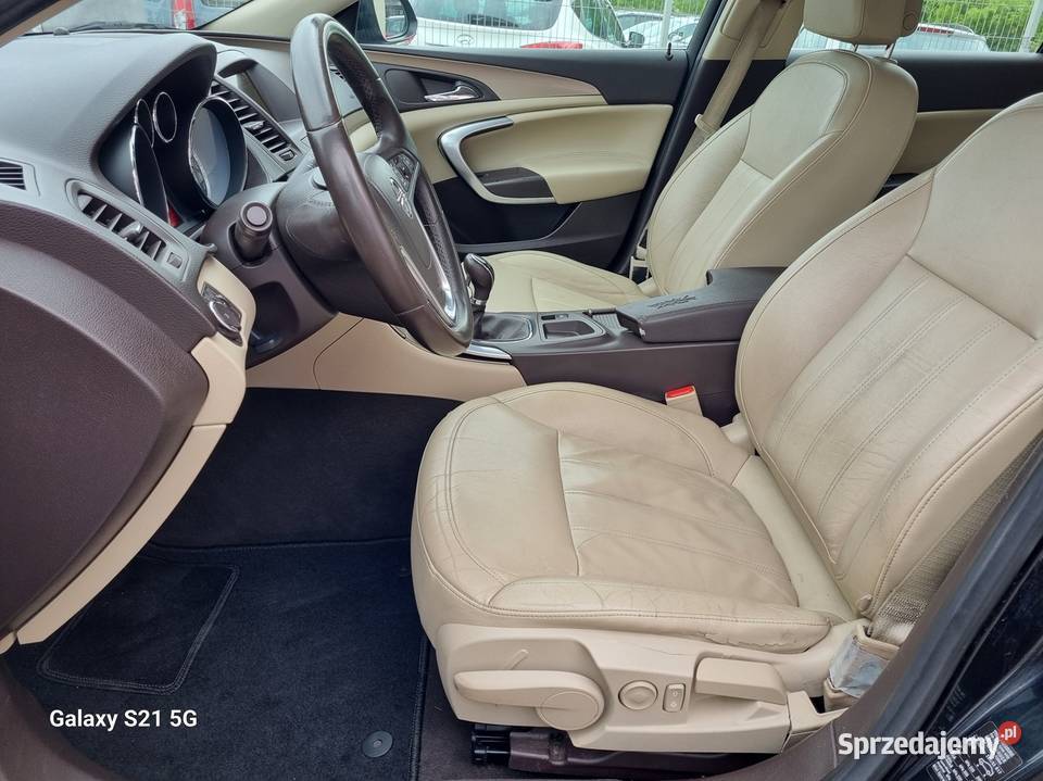 Opel Insignia I 16 TURBO 180 jasne skóry Płońsk