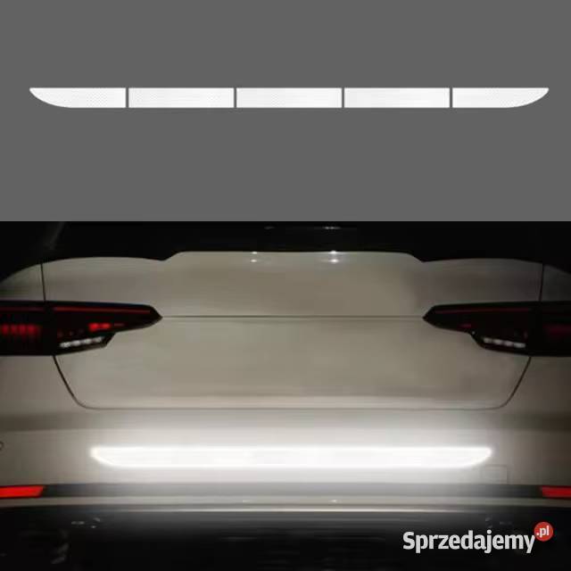 Wodoodporna odblaskowa naklejka na tył pojazdu mazowieckie Płock